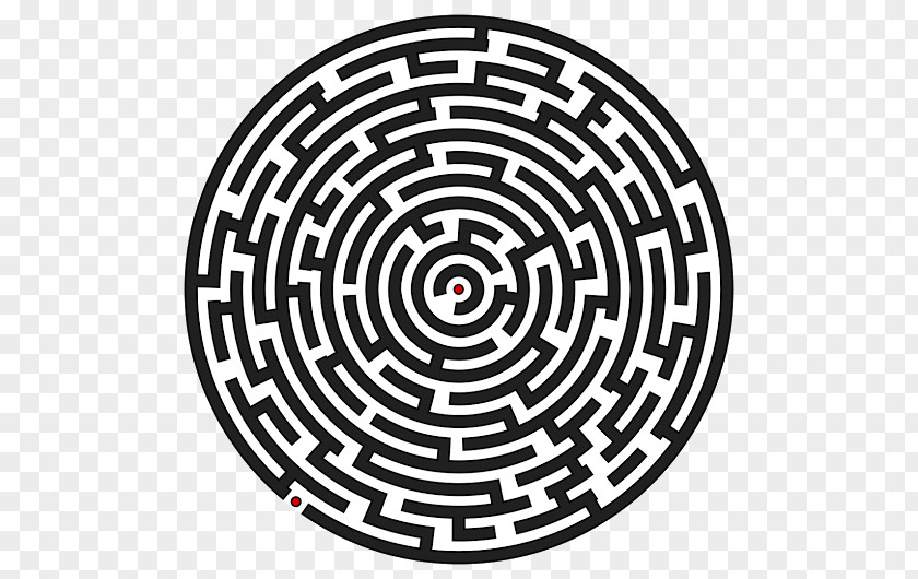 Maze Hedge Puzzle Coloring Book PNG
