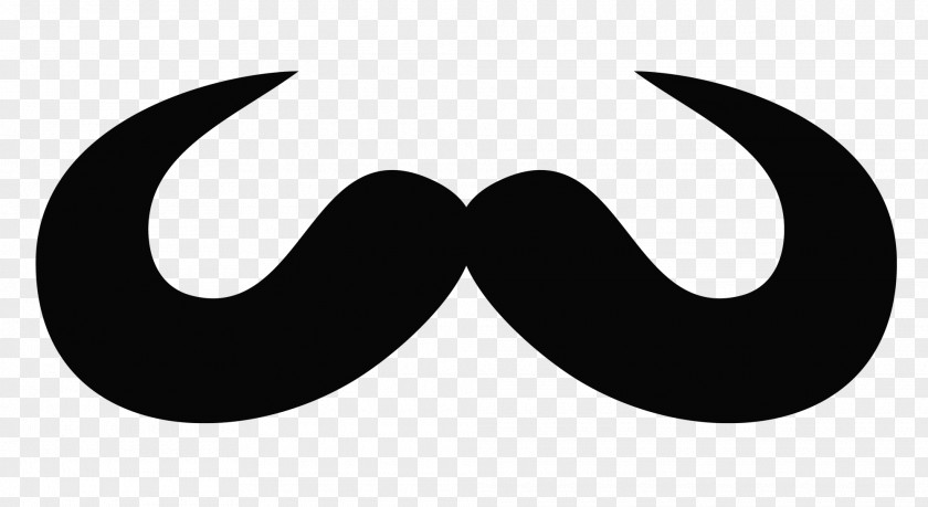 Mustache Black And White Beard Clip Art PNG