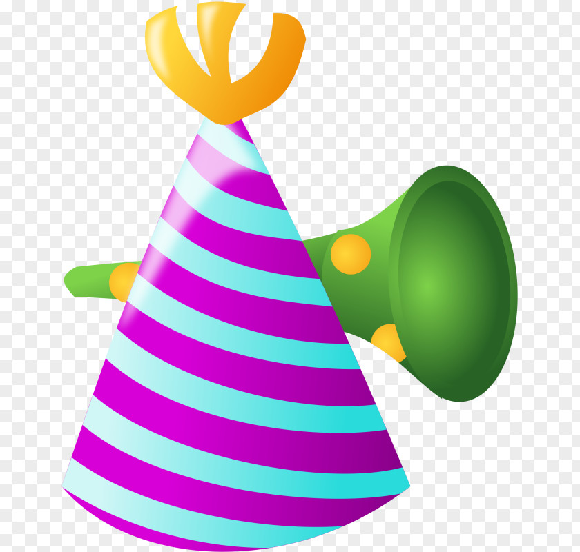 Party Birthday Cake Hat Clip Art PNG