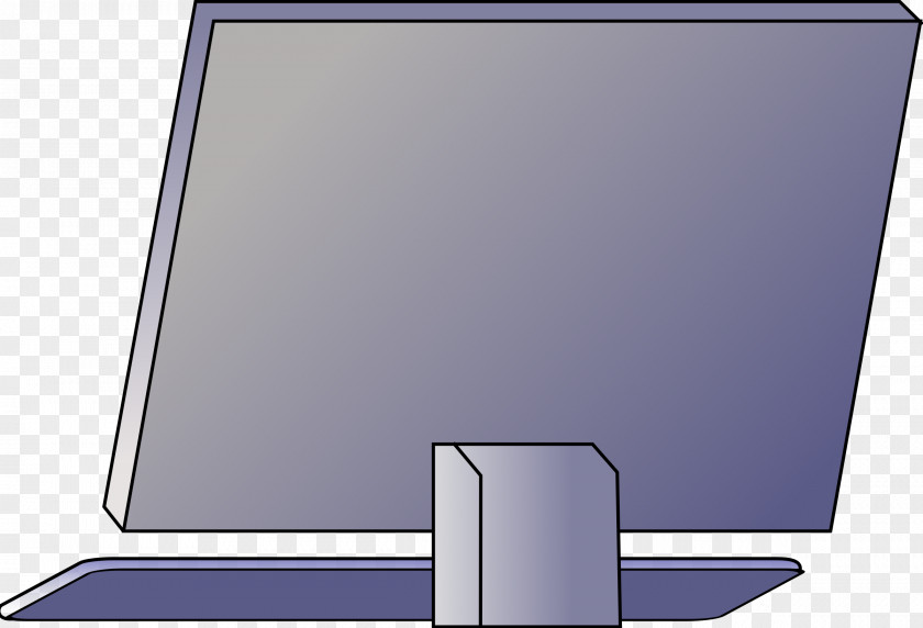 Cartoon Computer Laptop Personal Monitors Clip Art PNG