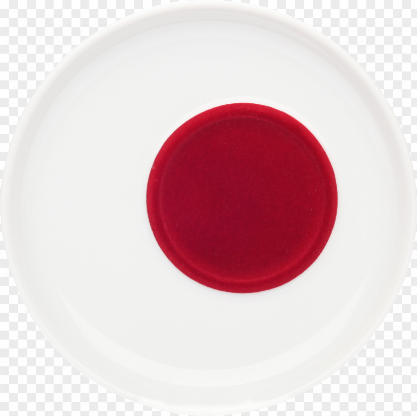 Plate Saucer KAHLA/Thüringen Porzellan GmbH Red Color PNG