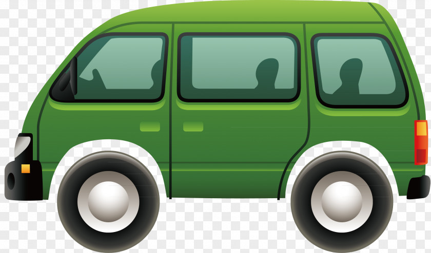 School Bus Decoration Design Vector Minivan Car PNG