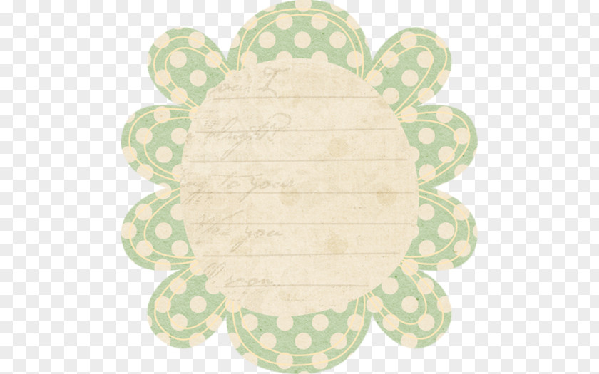 Etiquette Place Mats Oval PNG