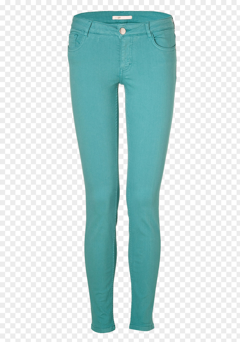 Eva Longoria Jeans Turquoise Denim Slim-fit Pants PNG