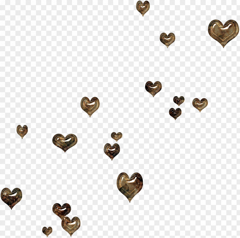 Floating Heart Download Icon PNG