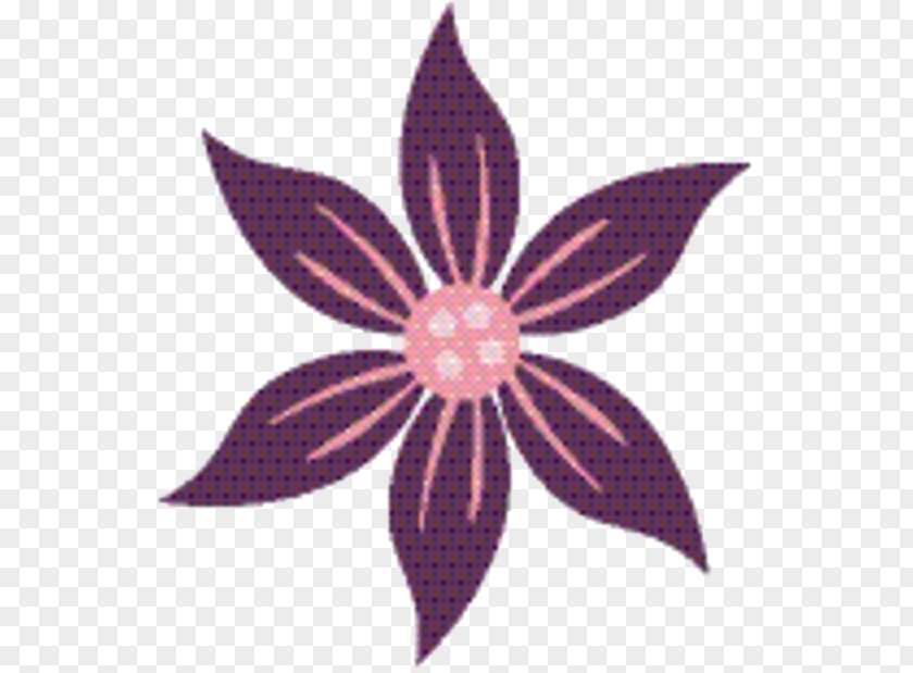 Magenta Symmetry Pink Flower Cartoon PNG