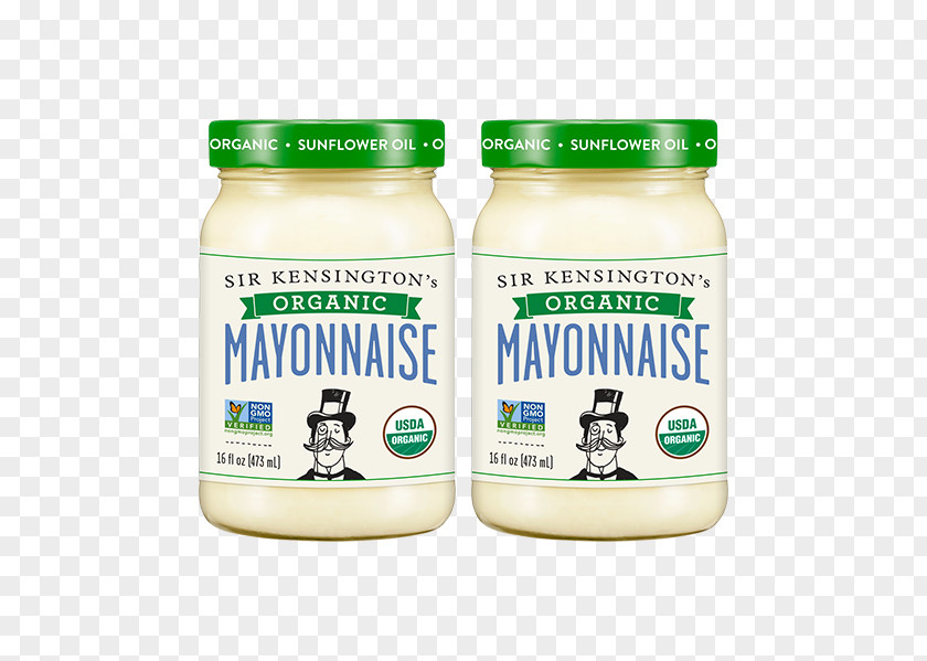 Mayonnaise Sauce Sir Kensington’s Flavor Condiment Ounce PNG