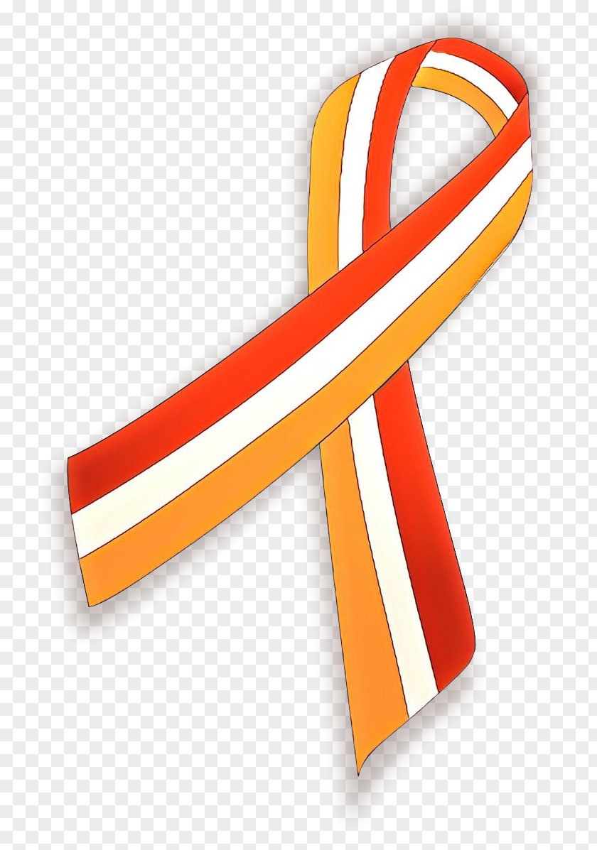 Ribbon Logo Orange PNG