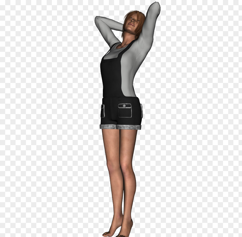 Shoulder Costume Black M PNG