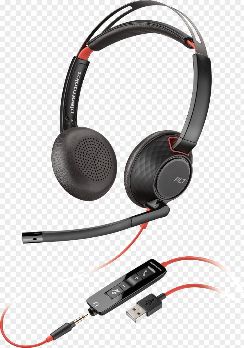 USB Plantronics Blackwire 5220 5200 Series Headset PNG