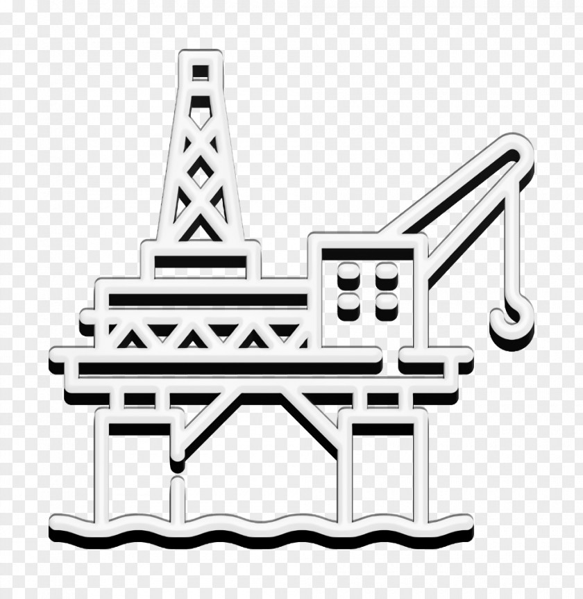Arctic Icon Oil Platform PNG