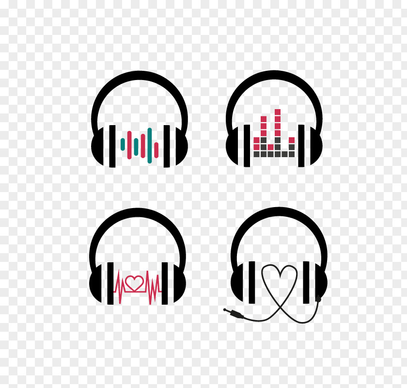 Headphones Logo PNG Logo, music headphones clipart PNG