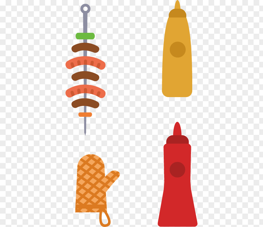 Vector Barbecue Churrasco Hot Dog Food Clip Art PNG