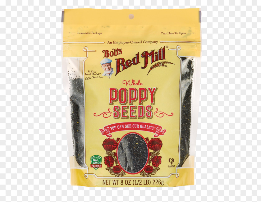 Bread Bob's Red Mill Poppy Seed Flour Gluten-free Diet PNG