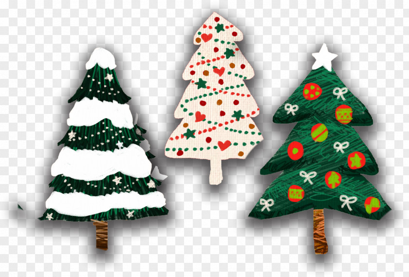 Cartoon Christmas Tree Suit Drawing Color PNG