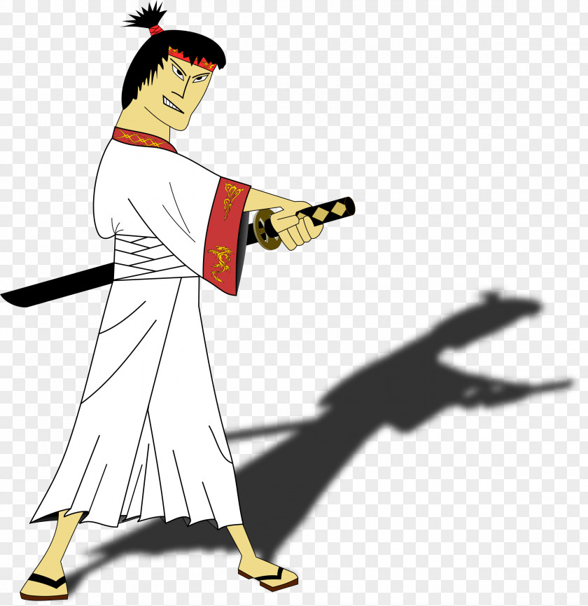 Cartoon Samurai Clip Art PNG