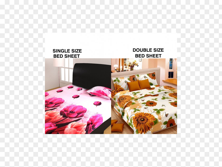 Mattress Bed Sheets Frame Blanket PNG