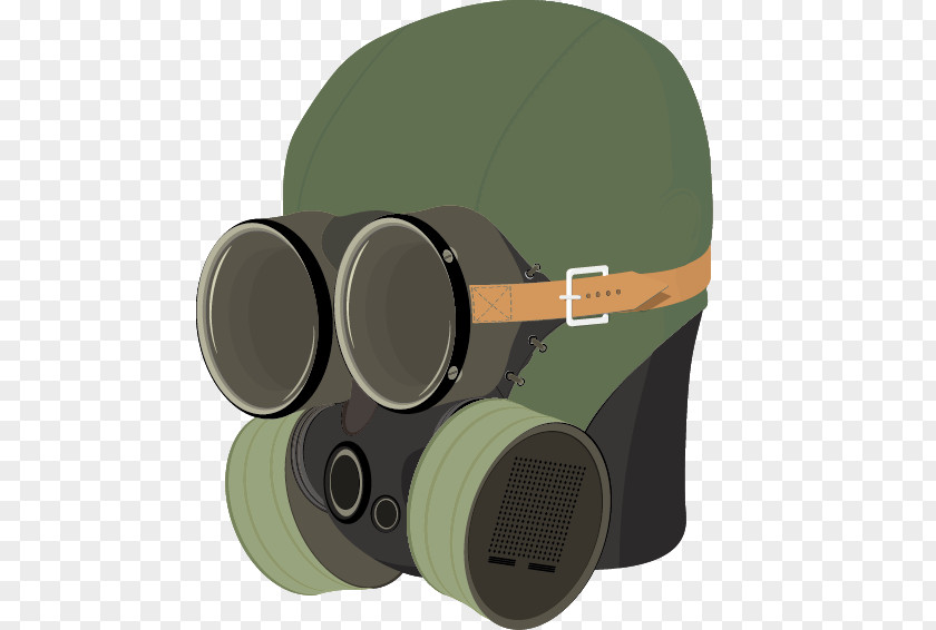 Painted Green Gas Masks Vector Mask Euclidean PNG