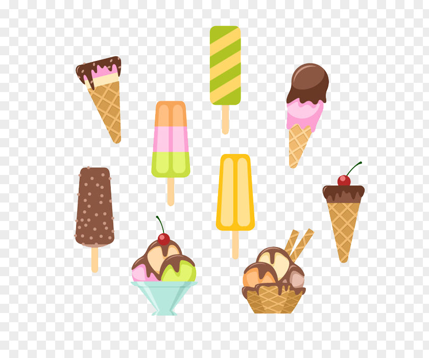 Summer Ice Cream Chocolate Cocktail Pop PNG