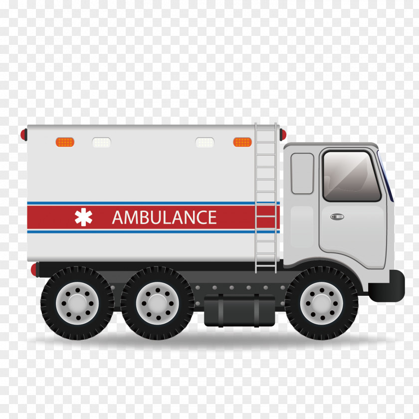 Truck Side Car Ambulance Royalty-free Illustration PNG