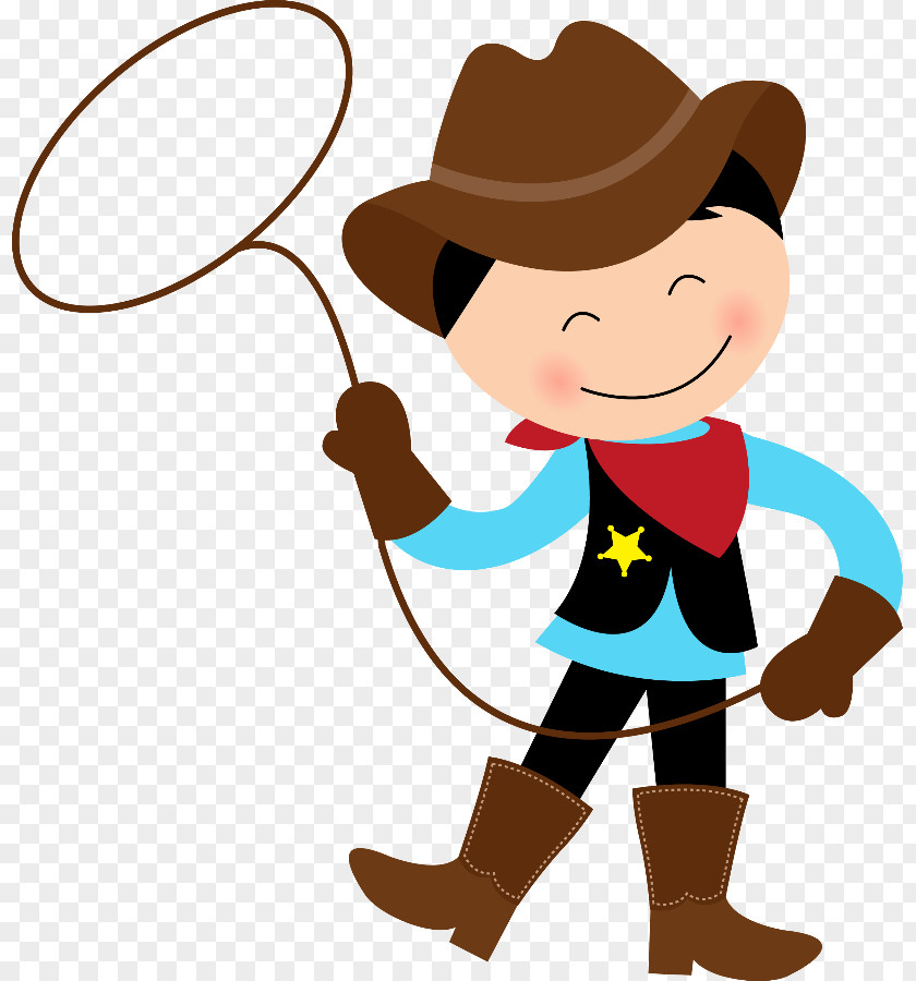 Cowboy Pequeno Western Clip Art PNG