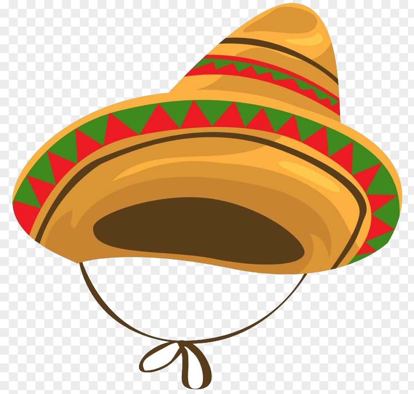 Hat Mexican Cuisine Sombrero Cartoon PNG