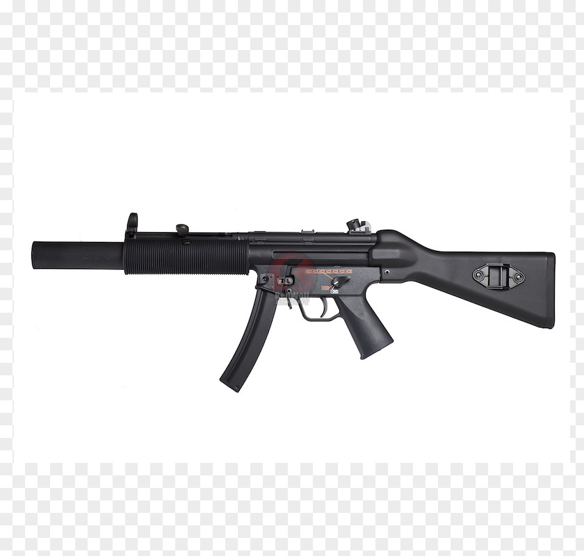 Heckler & Koch MP5 Firearm Submachine Gun Airsoft Guns PNG