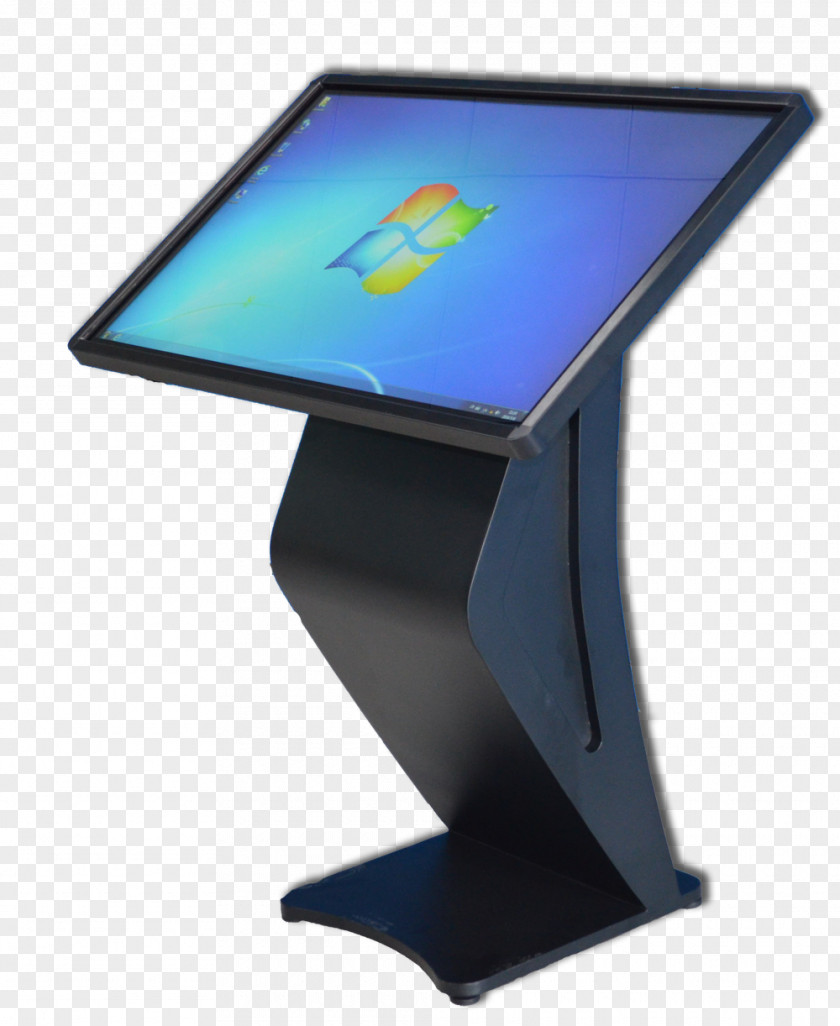 Led Table Computer Monitors Interactive Kiosks Touchscreen Display Device PNG