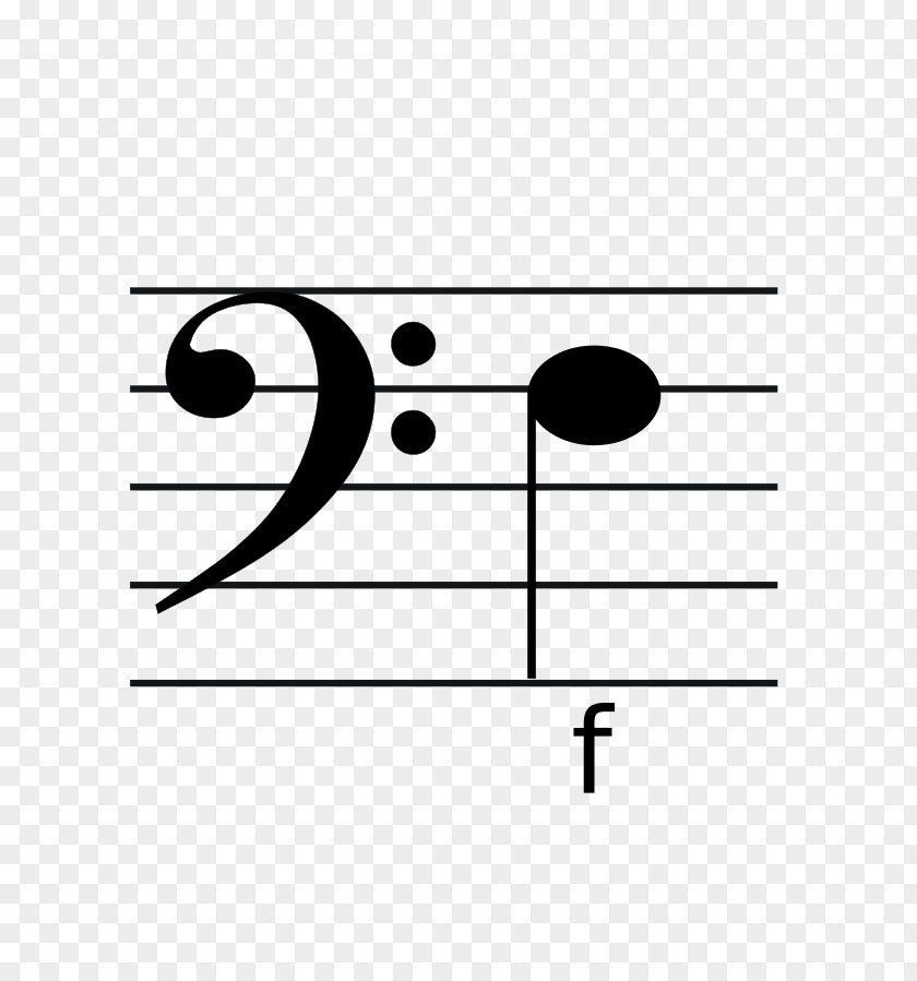 Musical Note Clef Bass Notation PNG