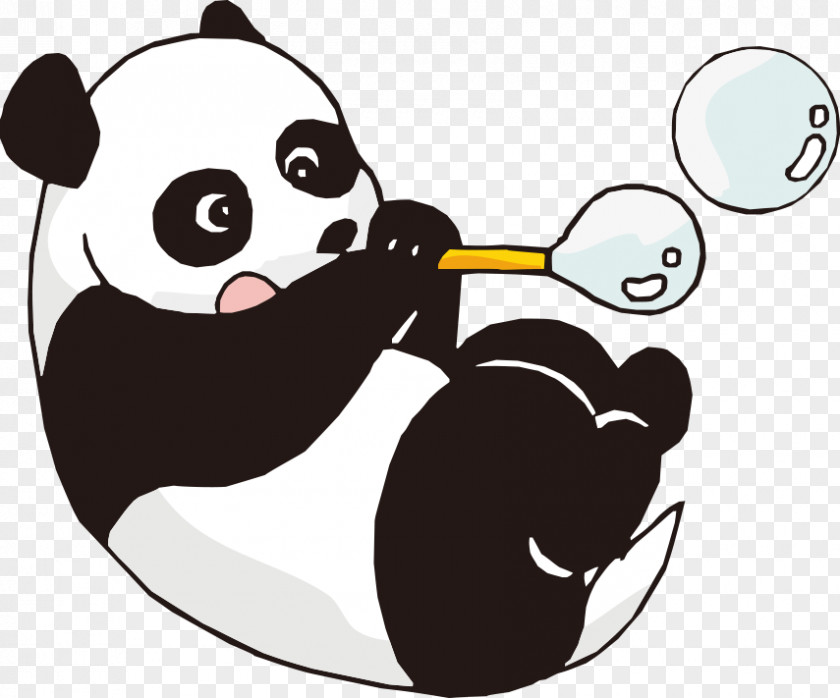 Panda Vectors Giant Sticker Cartoon Wall Decal Child PNG