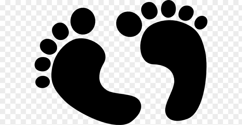 Baby Footprint Foot Infant Clip Art PNG