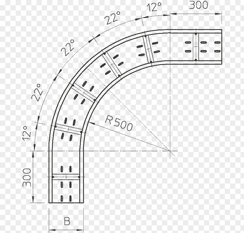 Cable Tray Bend Radius Electrical Optical Fiber PNG