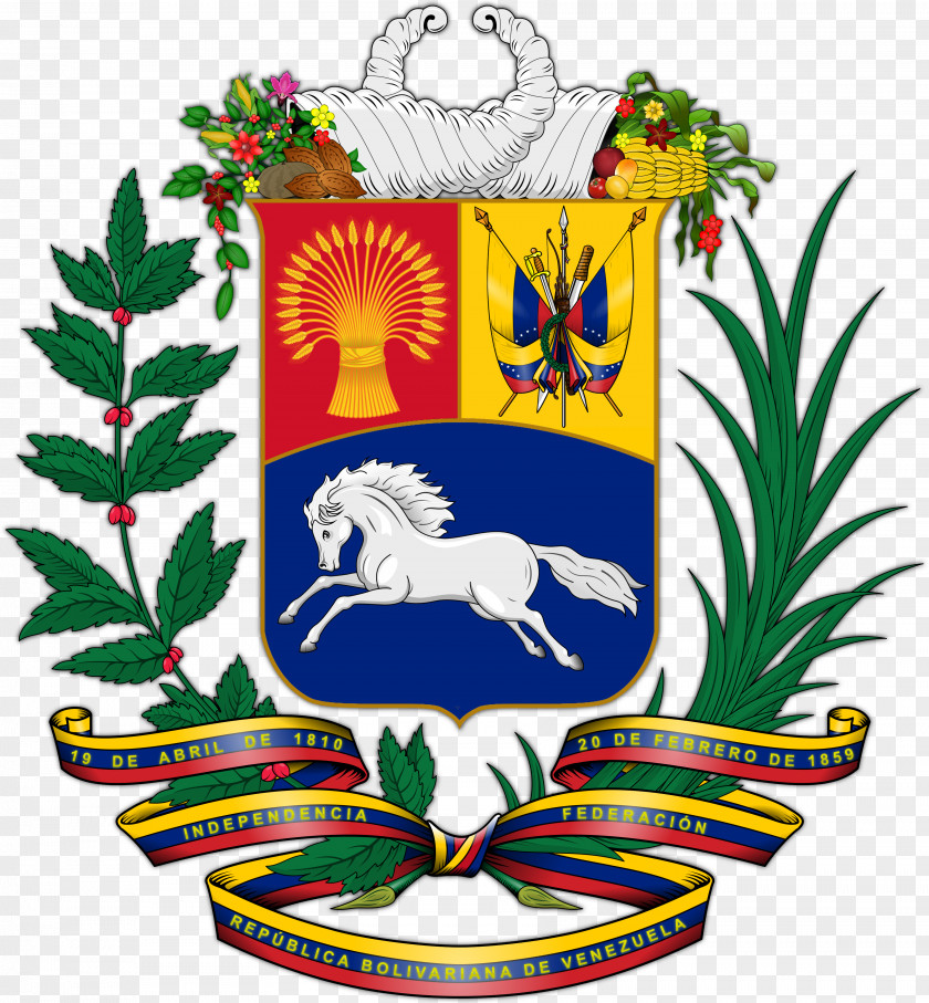 ESCUDO Coat Of Arms Venezuela Flag PNG