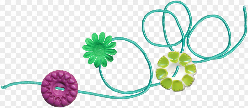 Green Rope Knot Button PNG