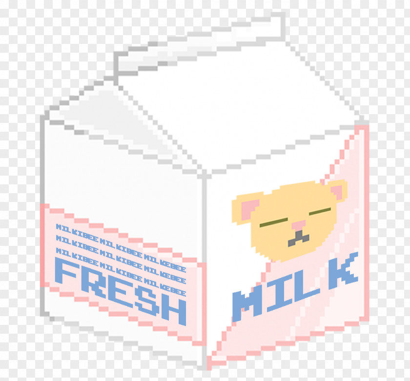 Milk Drawing Pixel Art GIF PNG