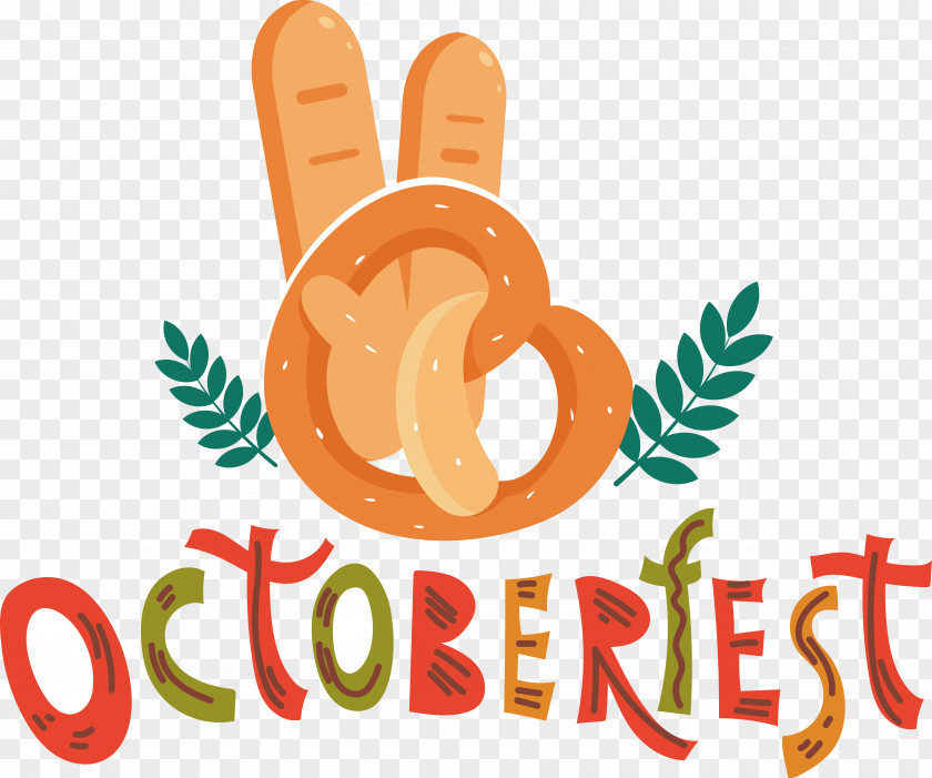 Oktoberfest Logo Text Vector Drawing PNG