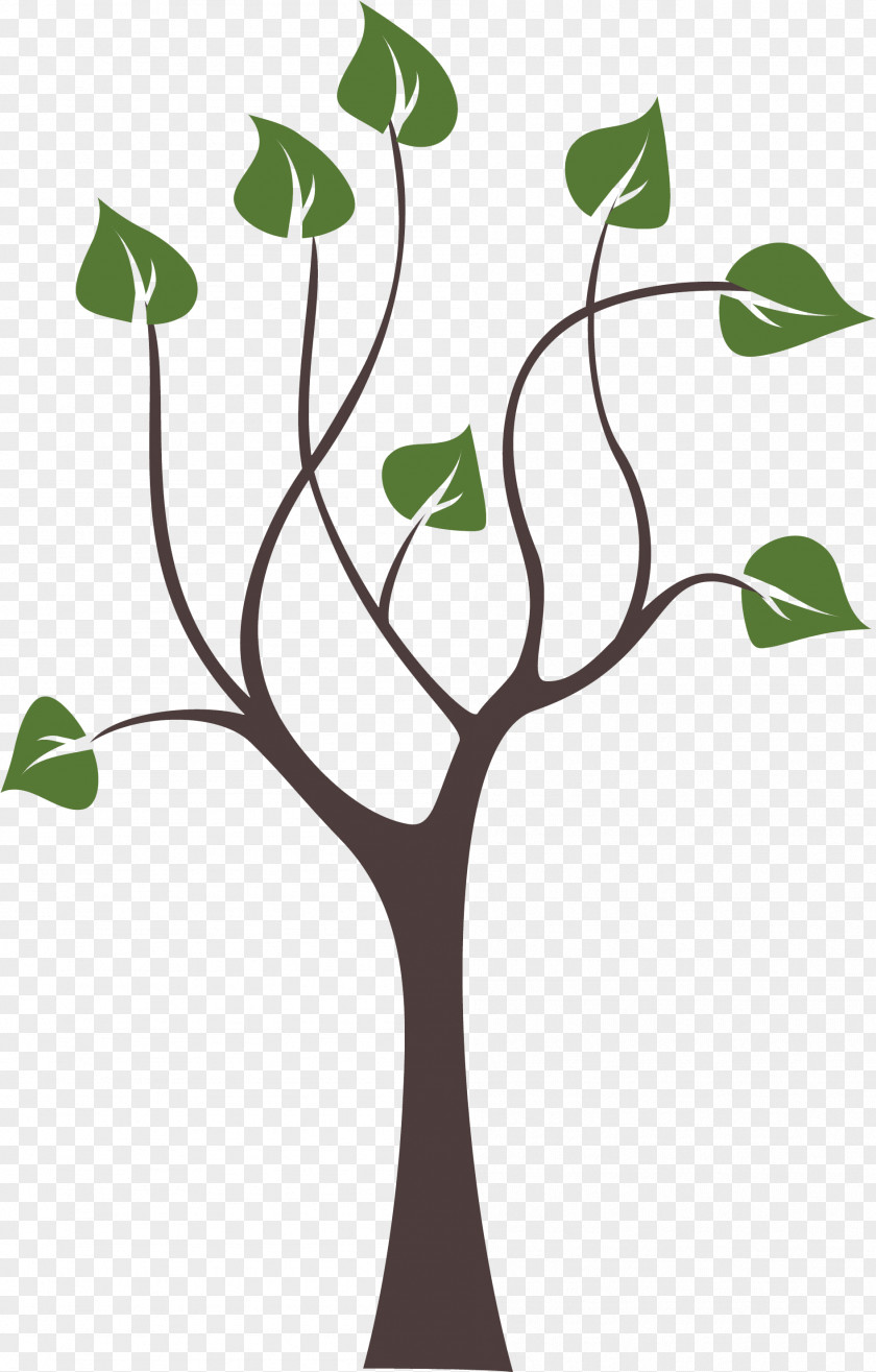 Spring Tree Paper PNG