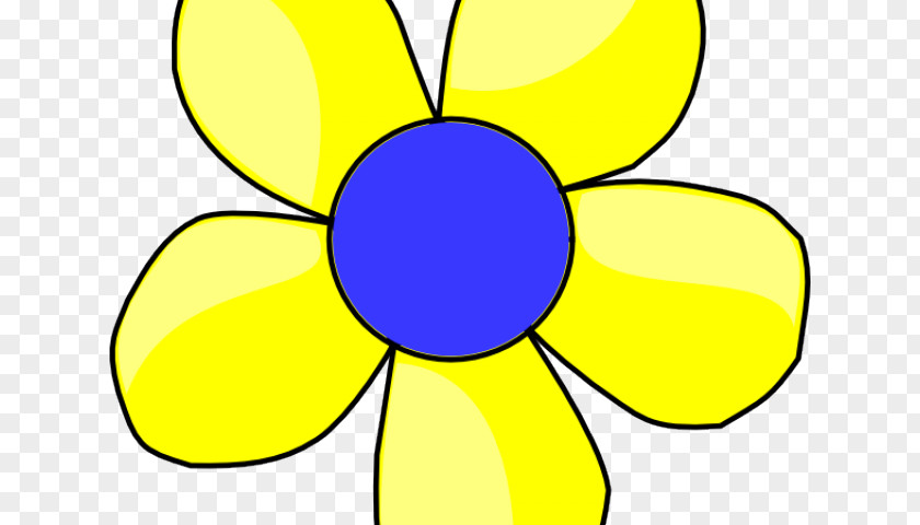 Beavis kit Clip Art Yellow Flower Blue PNG