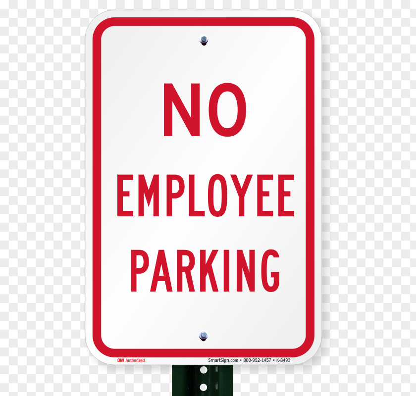 Employee Parking Traffic Sign Line Brand Point Product PNG