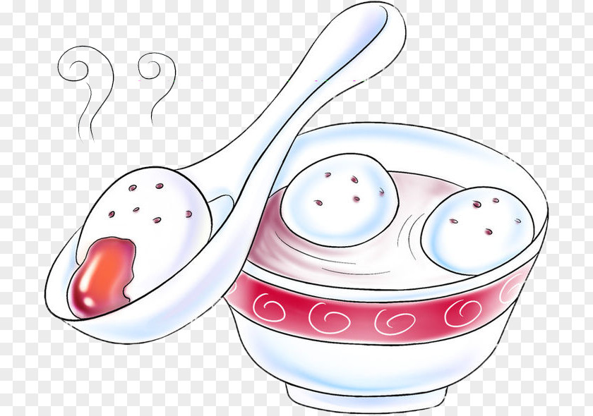 Free Rice Balls To Pull The Material Tangyuan Lantern Festival Cartoon PNG