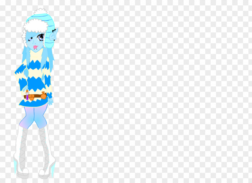 Frost Background Cartoon Shoulder Character PNG