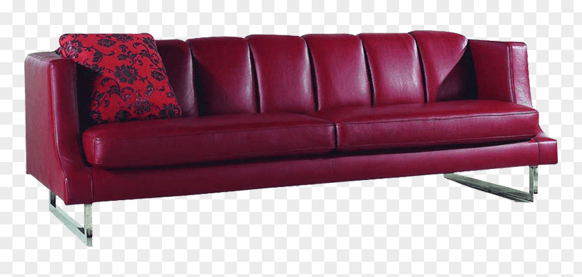 Modern Sofa Bed Loveseat Couch PNG