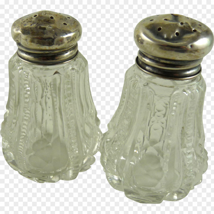 Salt And Pepper Shakers Uranium Glass Wine PNG