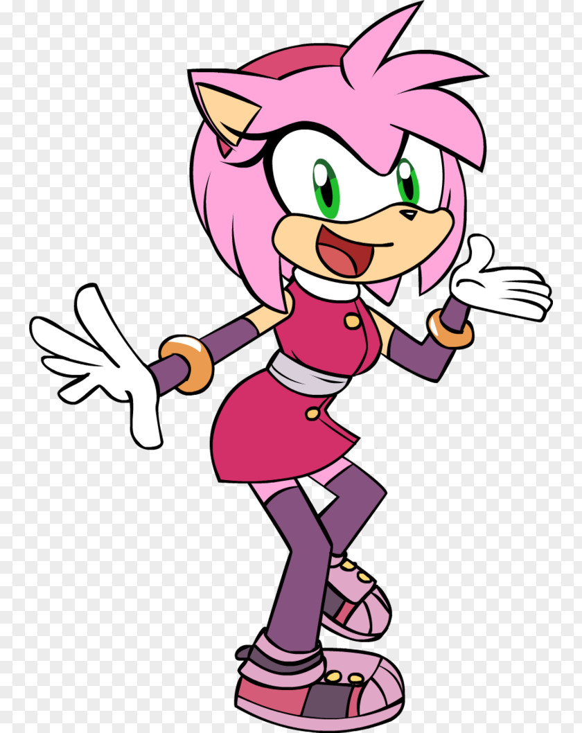 Sonic The Hedgehog Amy Rose Runners & All-Stars Racing Transformed Tails PNG