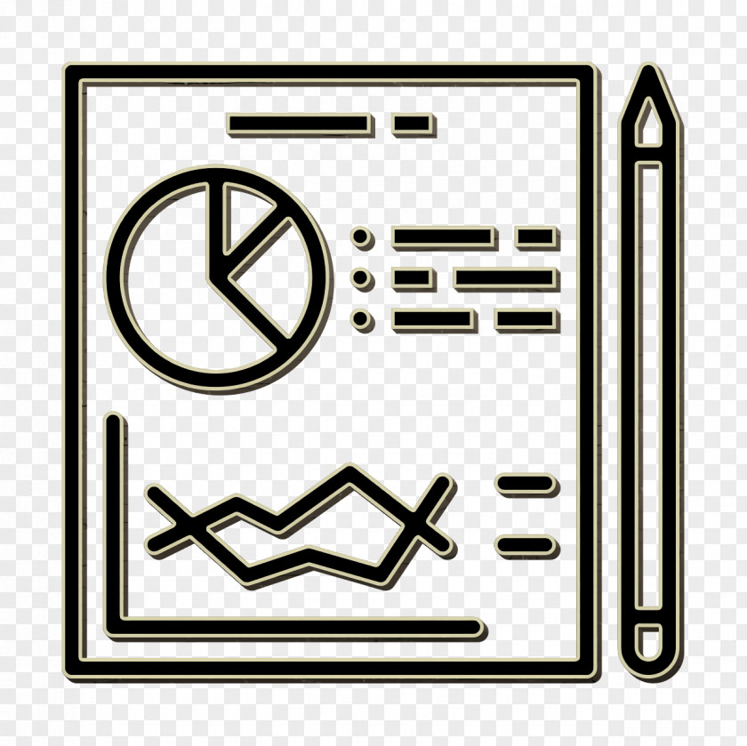 Symbol Line Art Business Icon Paper Planning PNG