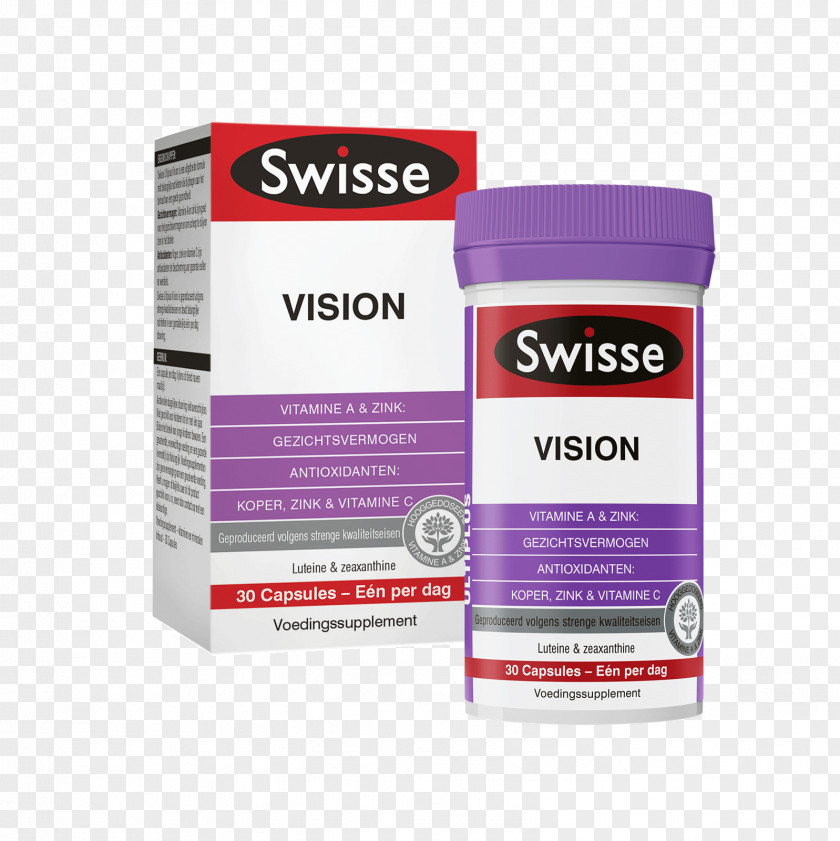 Eye Care Dietary Supplement Vitamin Krill Oil Swisse Tablet PNG