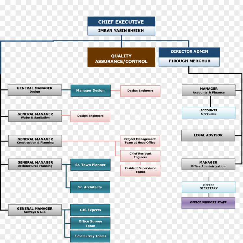 Organization Chart Organizational Structure Chief Executive Manager PNG