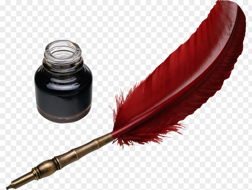 Paper Inkwell Quill PNG