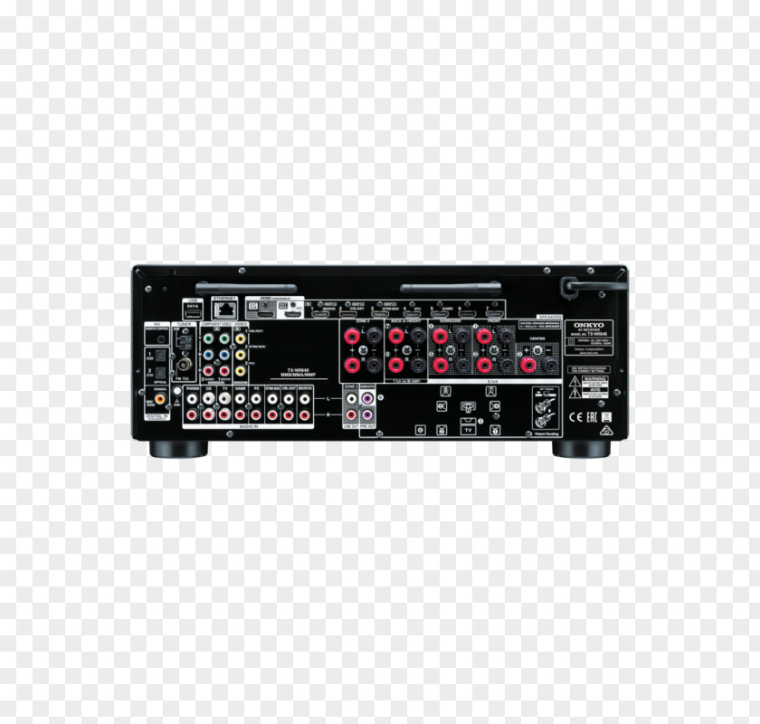 AV Receiver Onkyo TX-NR646 TX-NR545 Home Theater Systems PNG