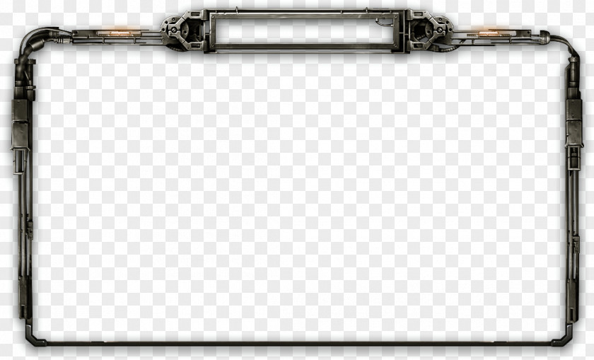 Black Science Fiction Mechanical Border Texture Engineering Mechanics PNG